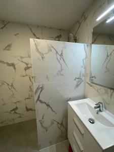 Kúpeľňa v ubytovaní Appartement Aventino Albir