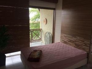 Katil atau katil-katil dalam bilik di Flat 3 Fazenda Monte Castelo - Gravatá PE