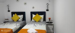 Letto o letti in una camera di Apartmani Simić