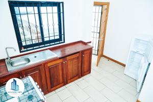 Kuchyň nebo kuchyňský kout v ubytování Atlantic View Apartments