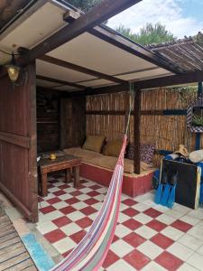 Patio o area all'aperto di Hajrienne guest house