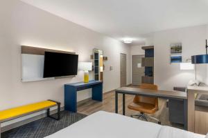 TV a/nebo společenská místnost v ubytování Comfort Suites