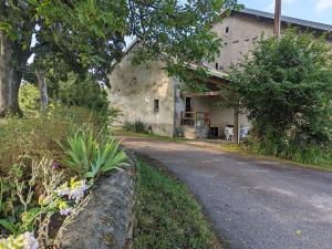 a house with a road in front of it at Maison de charme en pierres, proche de la nature, idéale pour balades, proche Épinal - FR-1-589-73 in Girancourt