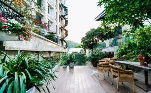 Μπαλκόνι ή βεράντα στο Lake Hills Hotel