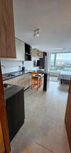 A kitchen or kitchenette at Departamento Centro de Valdivia, Caupolican