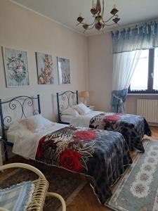 Postel nebo postele na pokoji v ubytování Magica valle