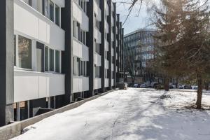 Obiekt Nordic Studio 139 In Prime Vilnius Location zimą