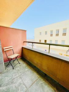 A balcony or terrace at Rooftop Pool Apartment Corralejo