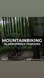 ヴァトラ・ドルネイにあるPensiune Domeniul Stancaのアペンゼーゾーナ半島のマウンテンバイク雑誌広告