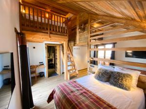 Postel nebo postele na pokoji v ubytování Hotel Cote Brune