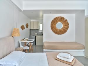 Kuchyňa alebo kuchynka v ubytovaní Corina Studios-Apartments