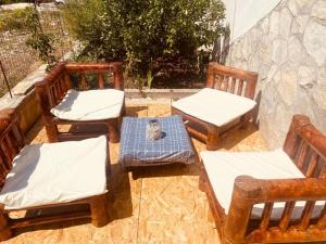 Posezení v ubytování Island Šolta Comfort apartment Modesty