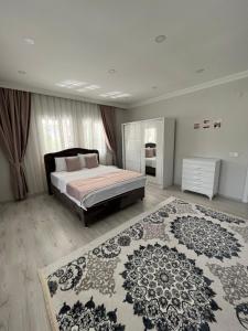 Postel nebo postele na pokoji v ubytování Apart Portakal Çiçeği