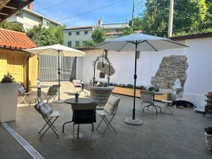 A patio or other outdoor area at Al bosco incantato