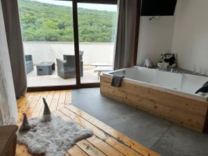 A seating area at Al bosco incantato