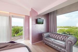 TV a/nebo společenská místnost v ubytování Hotel Ca' Di Valle