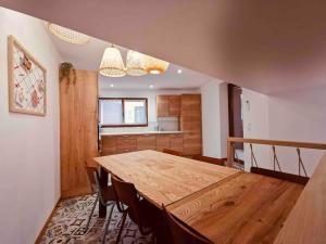 مطبخ أو مطبخ صغير في Gîte de l’Ancien Puits