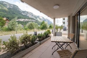 Nespecifikovaný výhled na hory nebo výhled na hory při pohledu z apartmánu