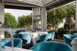 Ein Restaurant oder anderes Speiselokal in der Unterkunft Villa Zaccardi 