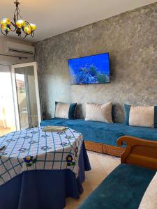 Postel nebo postele na pokoji v ubytování Appartement AP2 Résidence Al Waha