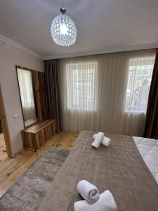 Posteľ alebo postele v izbe v ubytovaní Polaris Kazbegi