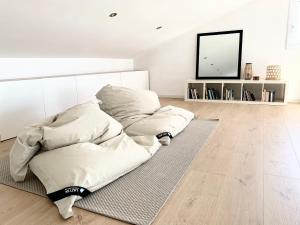 Posteľ alebo postele v izbe v ubytovaní La Pau Apartaments