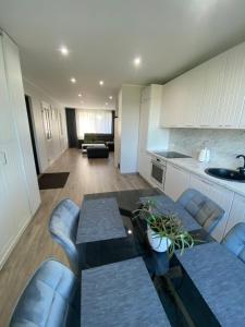 Kuchyň nebo kuchyňský kout v ubytování Rõuge Apartment + 9 fotografií
