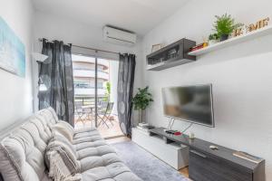 TV a/nebo společenská místnost v ubytování Queen