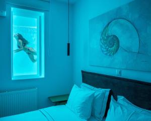 A bed or beds in a room at Villa Agavi - Private Pool & Security included - Ideal for events
