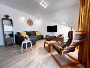TV a/nebo společenská místnost v ubytování Casas del Sol