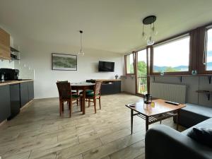 Kuchyň nebo kuchyňský kout v ubytování Apartamenty Stronie Śląskie