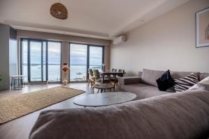 A seating area at Breathtaking Bosphorus View in the Stylish Flat