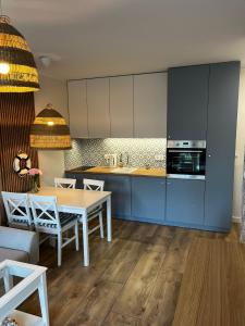 Apartament Szumilas Rowy tesisinde mutfak veya mini mutfak