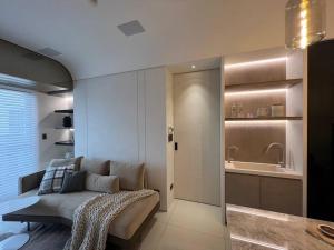 Posezení v ubytování Enjoy Live 享住 台中公寓式住宿