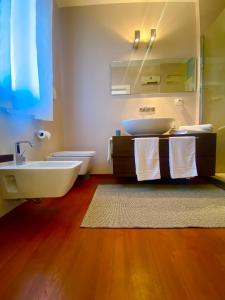 Koupelna v ubytování B&B L'Orizzonte