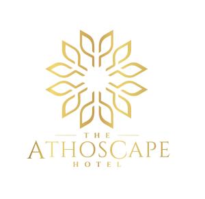 a logo for the atheny envelope hotel at Athos Cape in Pyrgadikia