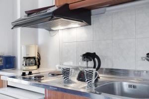 Kuchyň nebo kuchyňský kout v ubytování Areti Orfeas Apartment 5