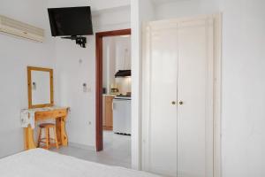 Kuchyň nebo kuchyňský kout v ubytování Areti Orfeas Apartment 5