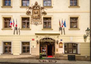 The facade or entrance of The King Charles