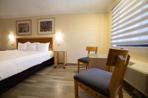 Voodi või voodid majutusasutuse Hotel Colonial Ciudad Juarez toas