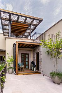 Parveke tai terassi majoituspaikassa Hotel Apapacho Boutique