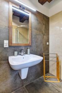 Koupelna v ubytování Chata Zadov