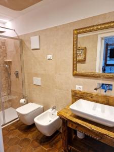 Koupelna v ubytování B&b Villa Paradiso