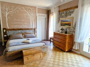 Postel nebo postele na pokoji v ubytování B&b Villa Paradiso
