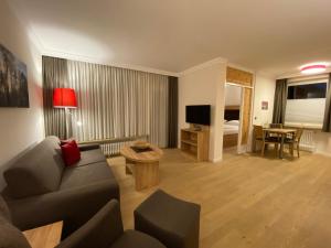 TV a/nebo společenská místnost v ubytování Hotel Sonnenhügel