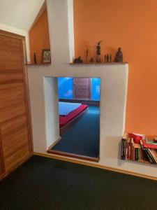 Knihovna v apartmánu