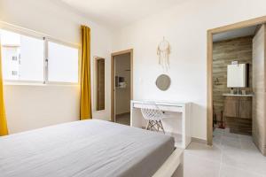 Postel nebo postele na pokoji v ubytování Bamboo Apartamento Las terrenas