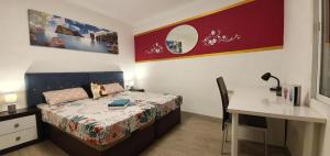Posteľ alebo postele v izbe v ubytovaní Beautiful apartment in the center
