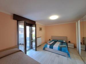 Katil atau katil-katil dalam bilik di Casa Vacanze Kristina