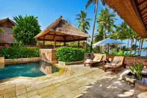 The swimming pool at or close to The Oberoi Beach Resort, Lombok